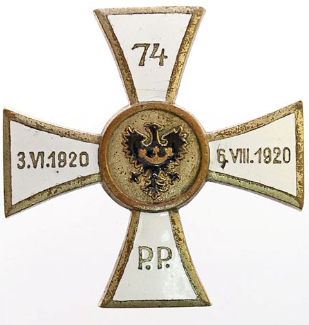 Odznaka 74 pp z II RP